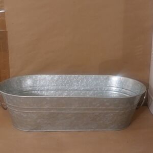 Grey Metal Tub